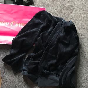 Juicy Couture Black Label Velour Tracksuit Hoodie